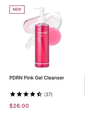Medicube Pink Gel Cleanser Hydrating Daily Cleanser KBeauty Korean PDRN NIB